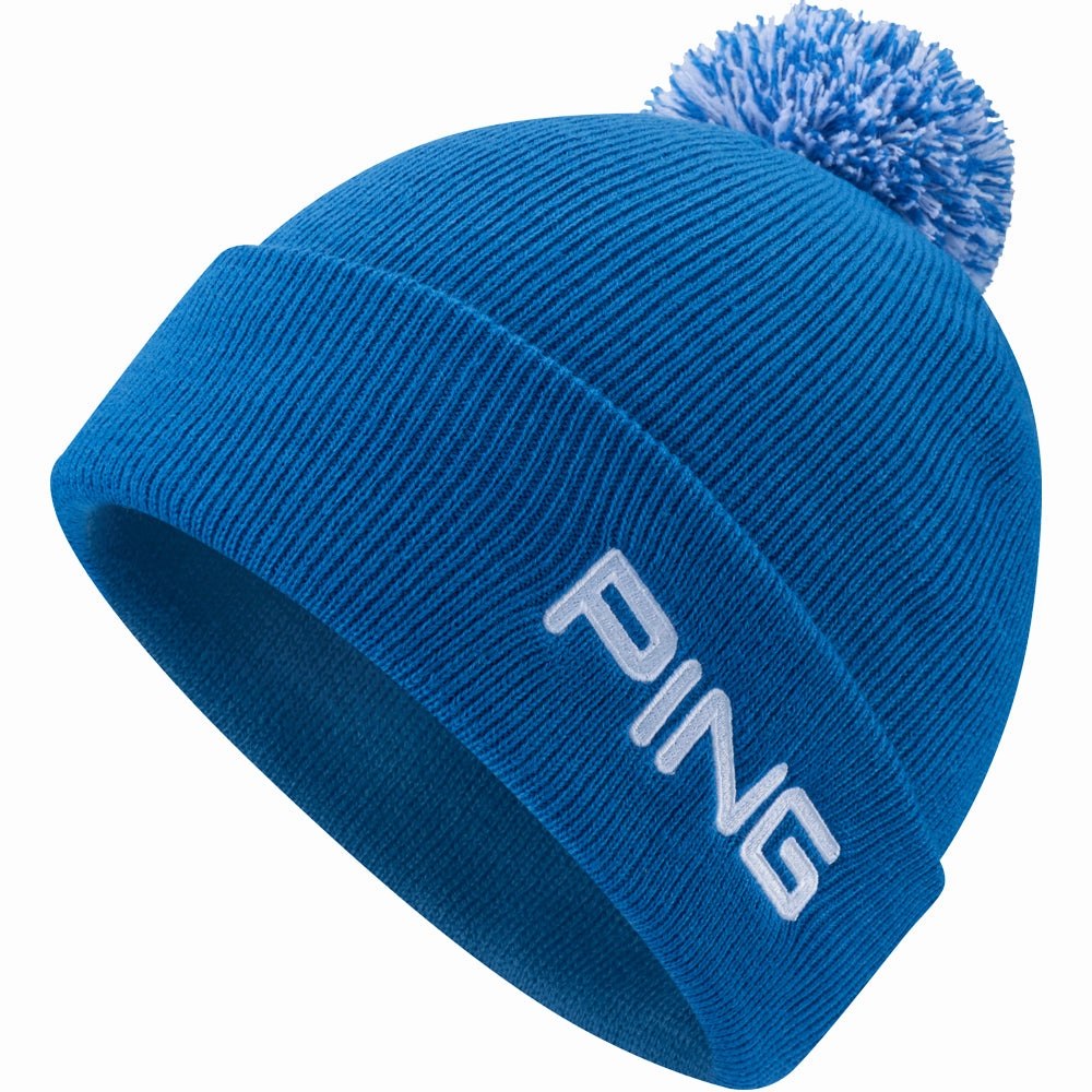 Active Weekend Ping Cresting Knit Beanie Hat - Tidal Blue
