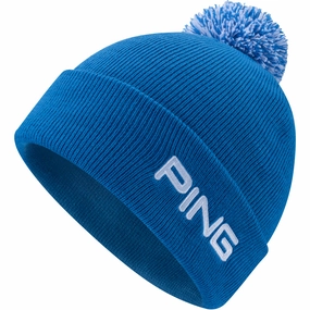 Active Weekend Ping Cresting Knit Beanie Hat - Tidal Blue