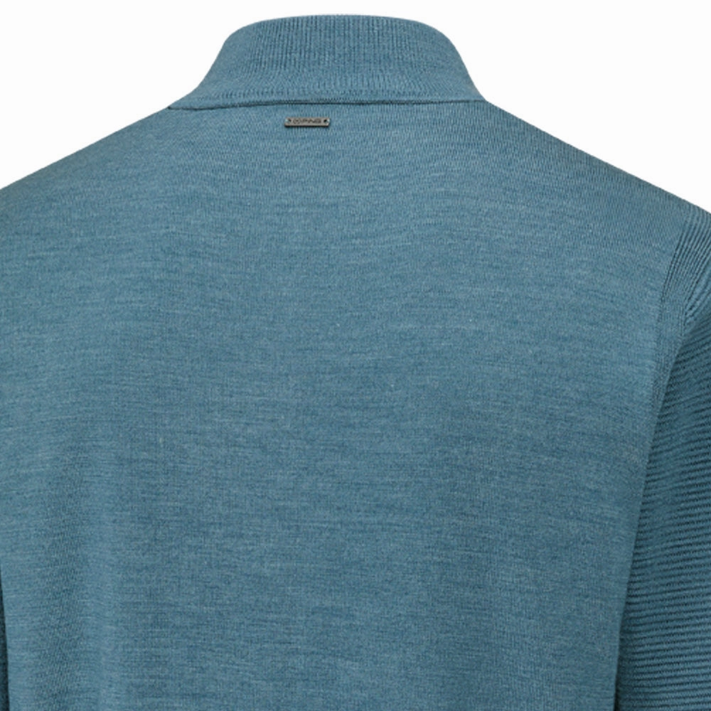 Ping Croy 1/2 Zip Pullover - Blue Fusion Marl Cozy Chic