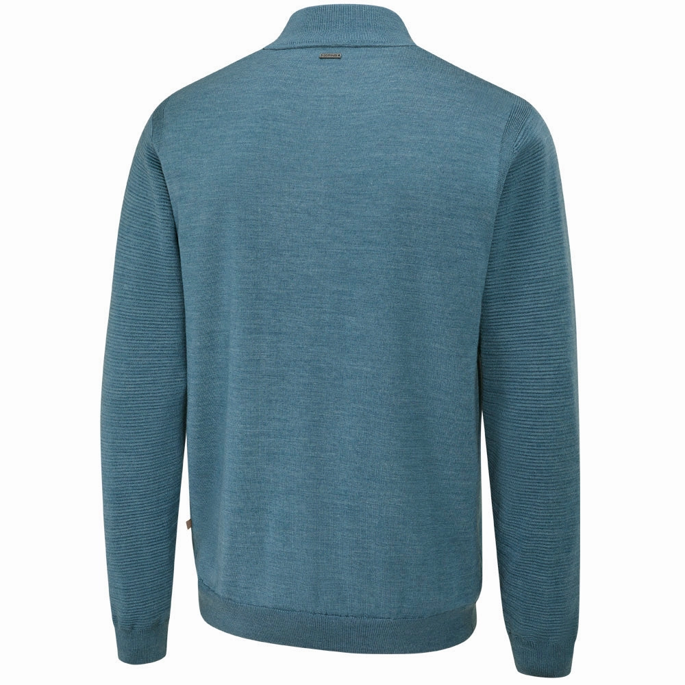 Ping Croy 1/2 Zip Pullover - Blue Fusion Marl Cozy Look Active Wear