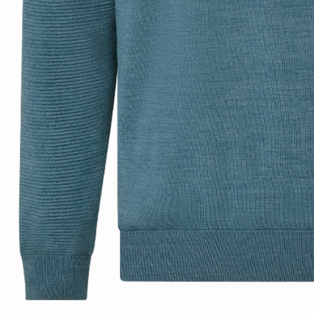 Stylish Essentials Ping Croy 1/2 Zip Pullover - Blue Fusion Marl
