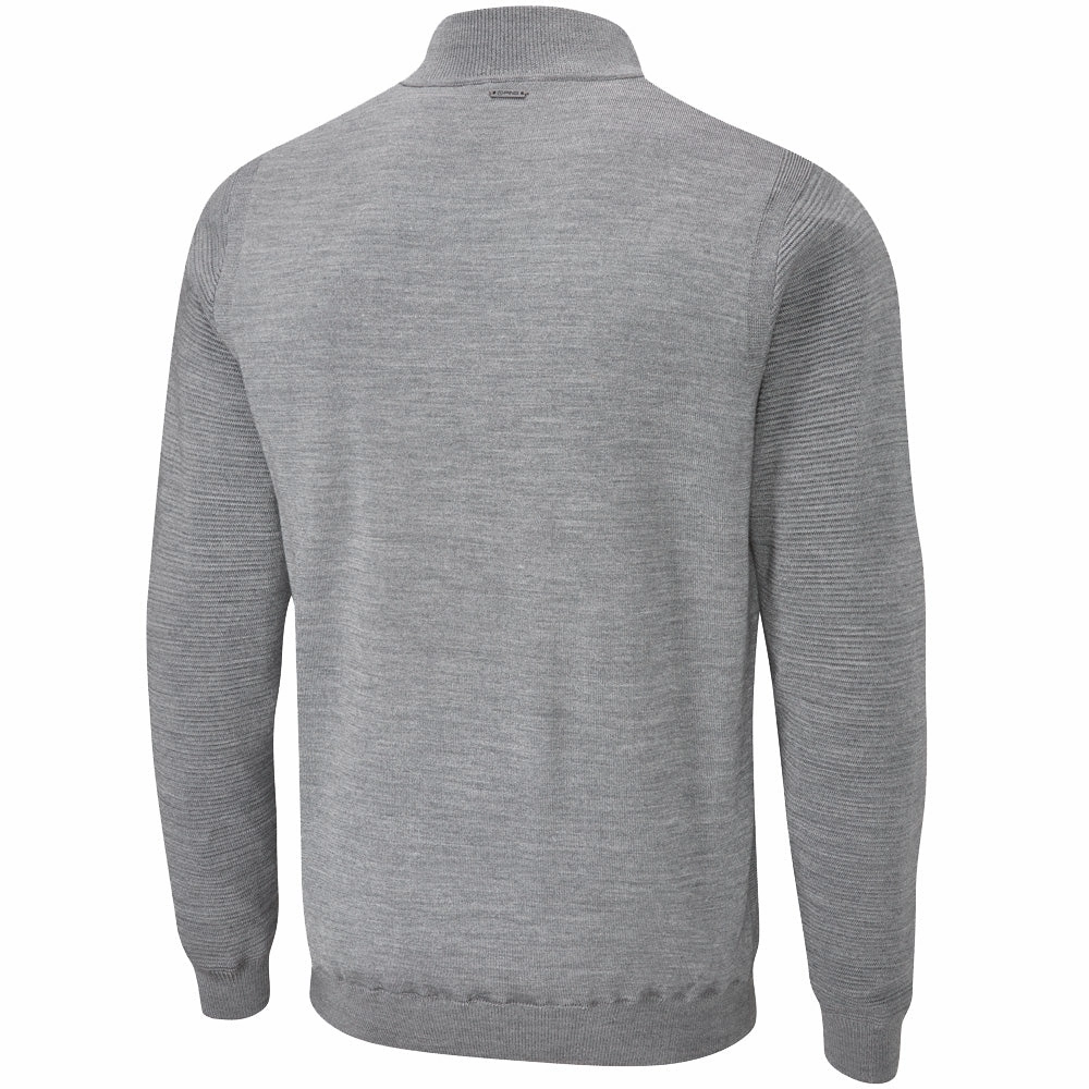 Cozy Everyday Ping Croy 1/2 Zip Pullover - French Grey Marl