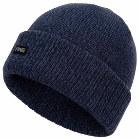 Ping Dale Knit Beanie - Navy Multi Sporty Look