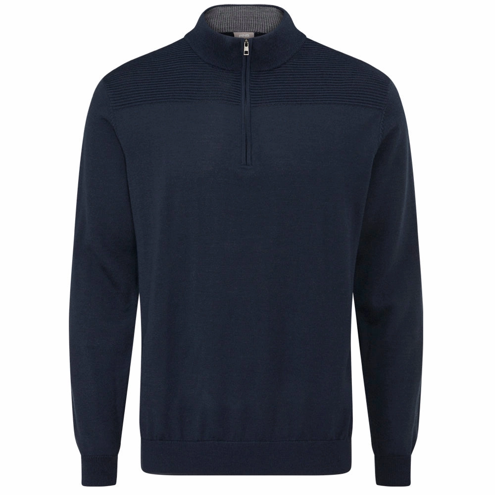 Ping Dorset 1/4 Zip Pullover - Navy fade resistance Concert wear