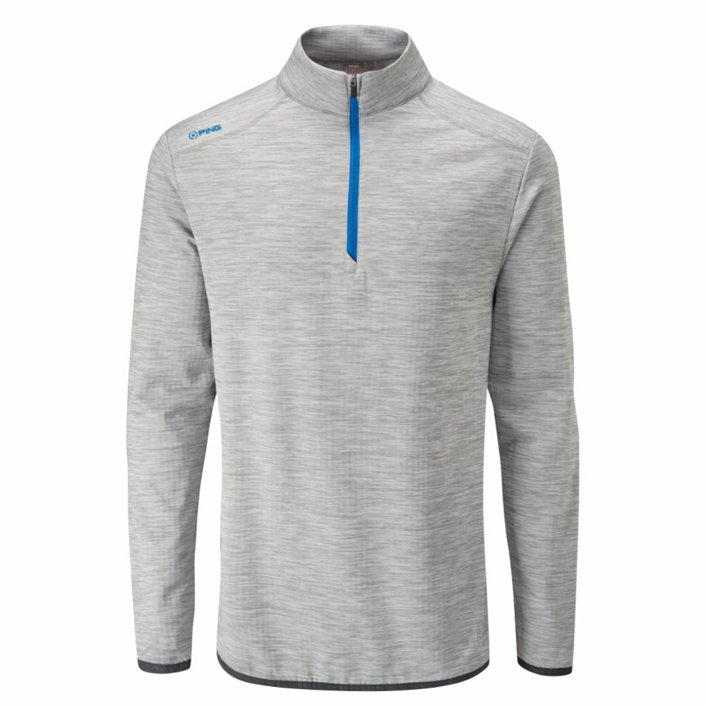 Ping Edison 1/2 Zip Mid-Layer Fleece - Silver Marl Trendy Top product ring elegance