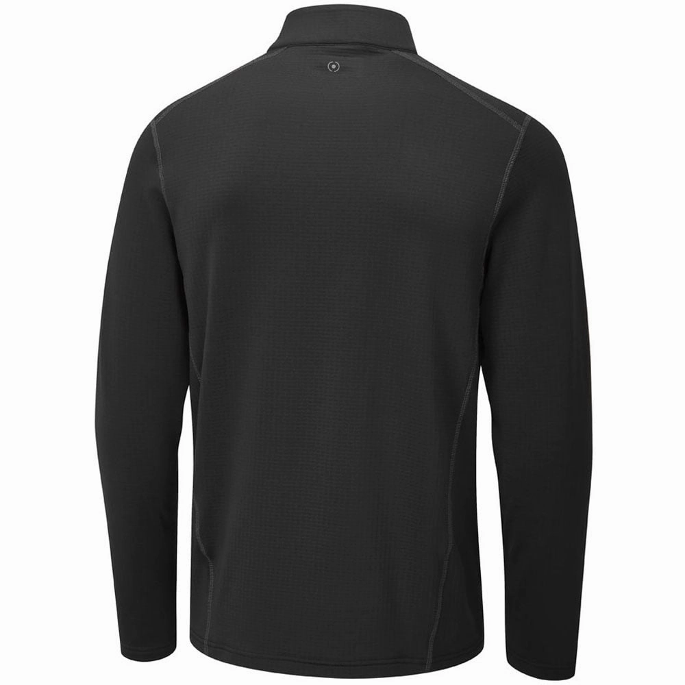 Ping Edwin 1/2 Zip Pullover - Black Minimal Comfort