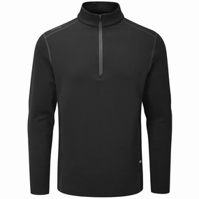 Ping Edwin 1/2 Zip Pullover - Black Brand Name product business casual suitability