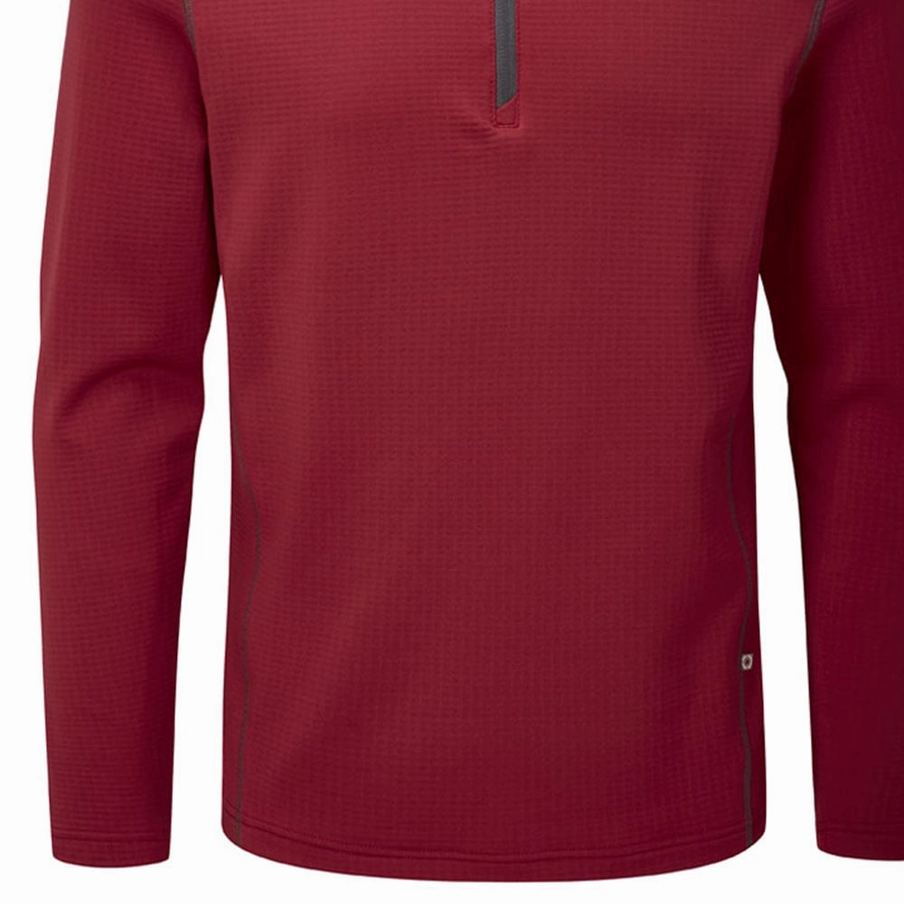 Layered Fit fit for home Ping Edwin 1/2 Zip Pullover - Firebrick
