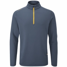 Ping Edwin 1/2 Zip Pullover - Stormcloud Cozy Outfit