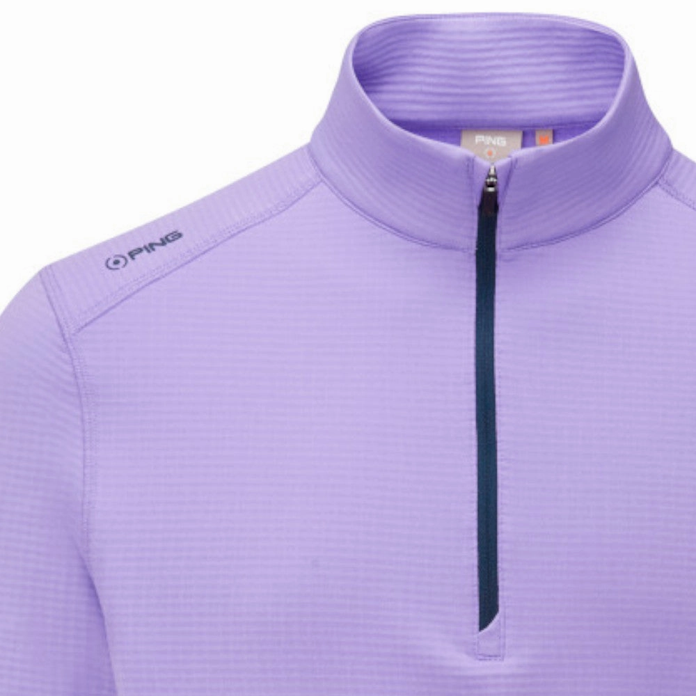 Chill Clothing Ping Edwin 1/2 Zip Pullover - Violet