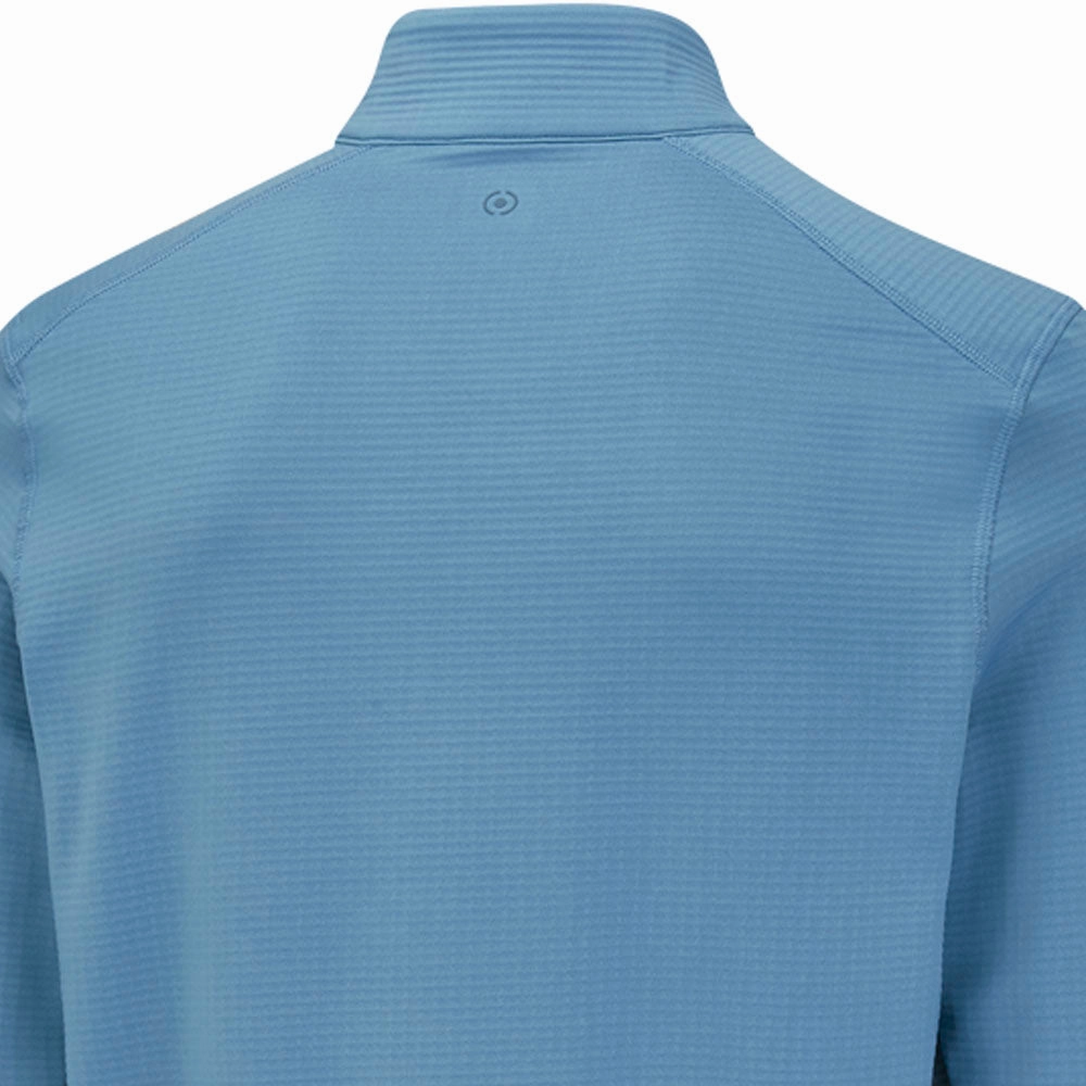Ping Edwin 1/4 Zip Midlayer - Stone Blue appropriate for hiking Fashion Basics