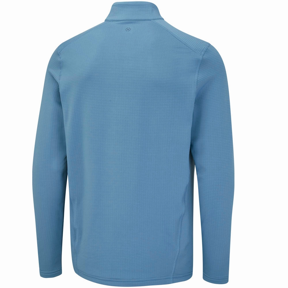 Muscular Frame Cozy Everyday Ping Edwin 1/4 Zip Midlayer - Stone Blue