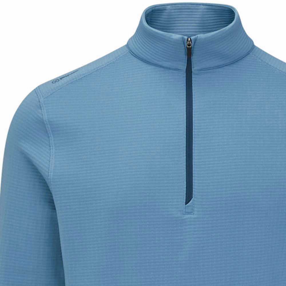 Ping Edwin 1/4 Zip Midlayer - Stone Blue Office Casual