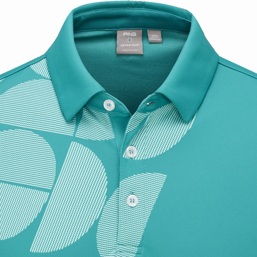 Ping Elevation SensorCool Polo Shirt - Everglade Layered Hem Design