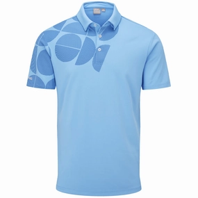 Ping Elevation SensorCool Polo Shirt - Infinity Blue Minimal Comfort Wear