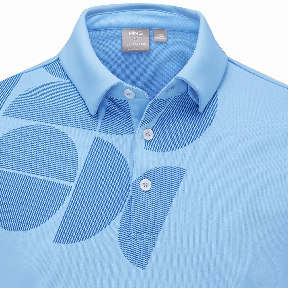 Ping Elevation SensorCool Polo Shirt - Infinity Blue Non Iron Finish