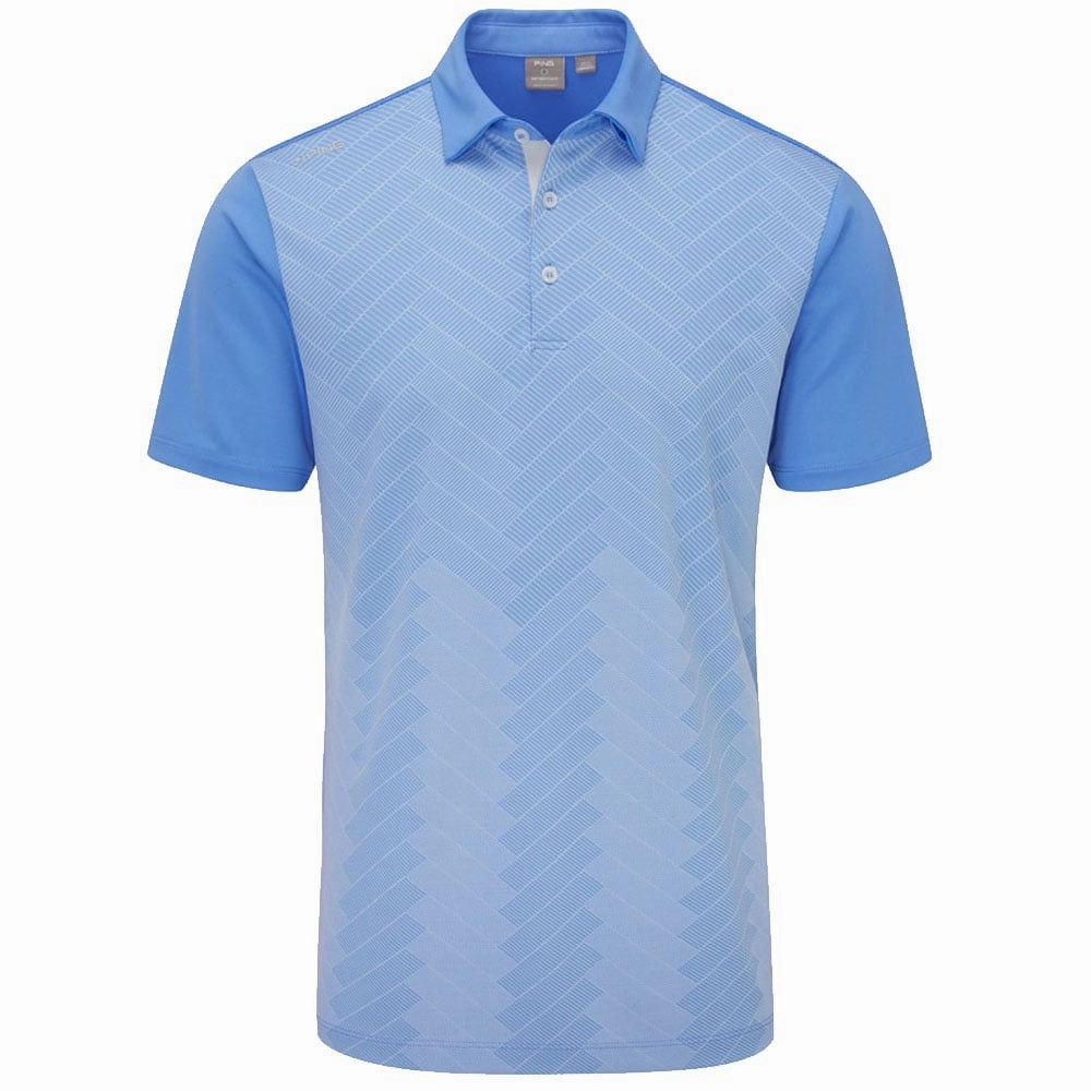 Ping Etten Polo Shirt - Marina Multi right size