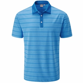Ping Eugene Polo Shirt - Snorkel Blue Multi City Outfit Multi Panel Structure