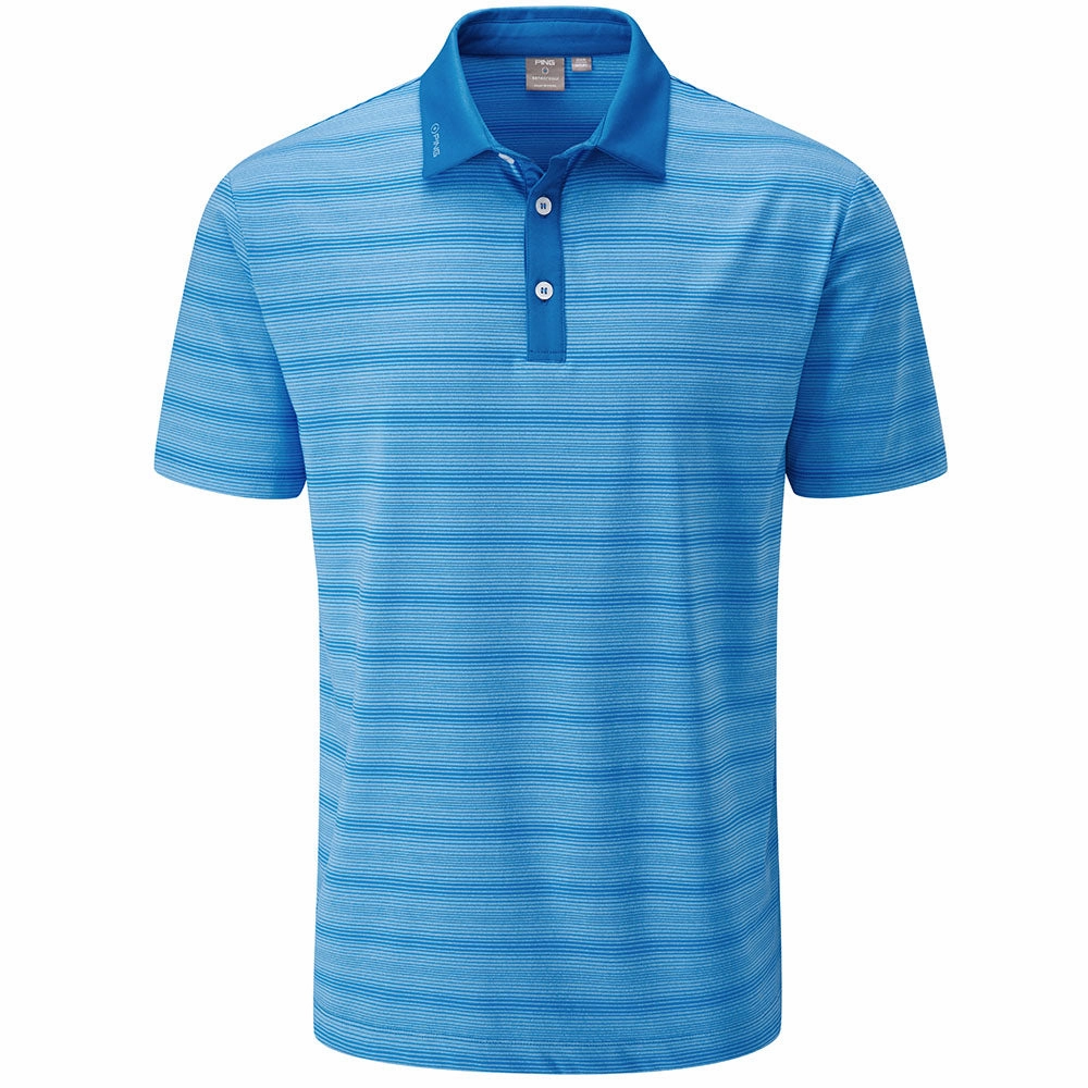 Ping Eugene Polo Shirt - Snorkel Blue Multi City Outfit Multi Panel Structure
