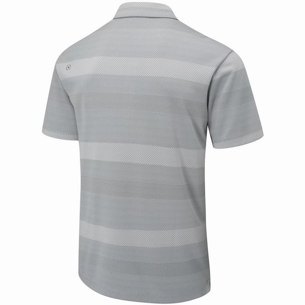 Comfy Look Ping Focus Polo Shirt - Silver Multi
