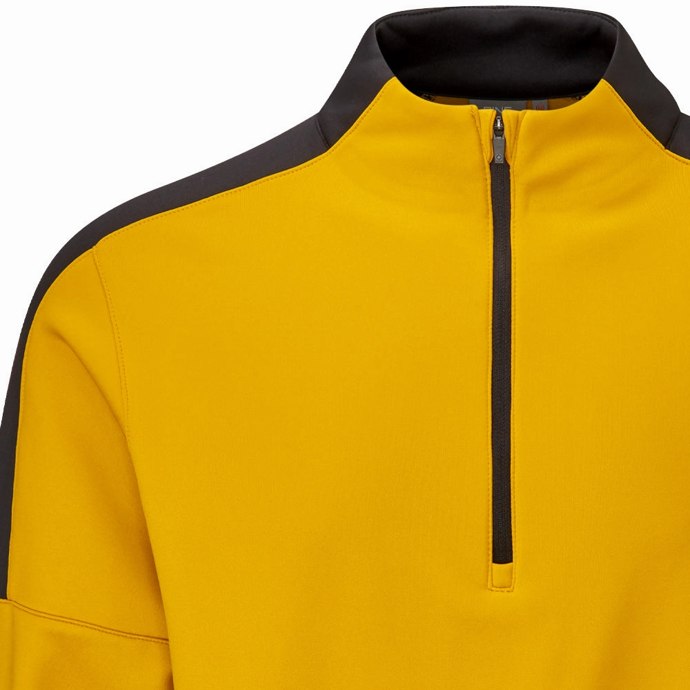 goes with sandals Ping Frankie 1/2 Zip Pullover - Gold/Black