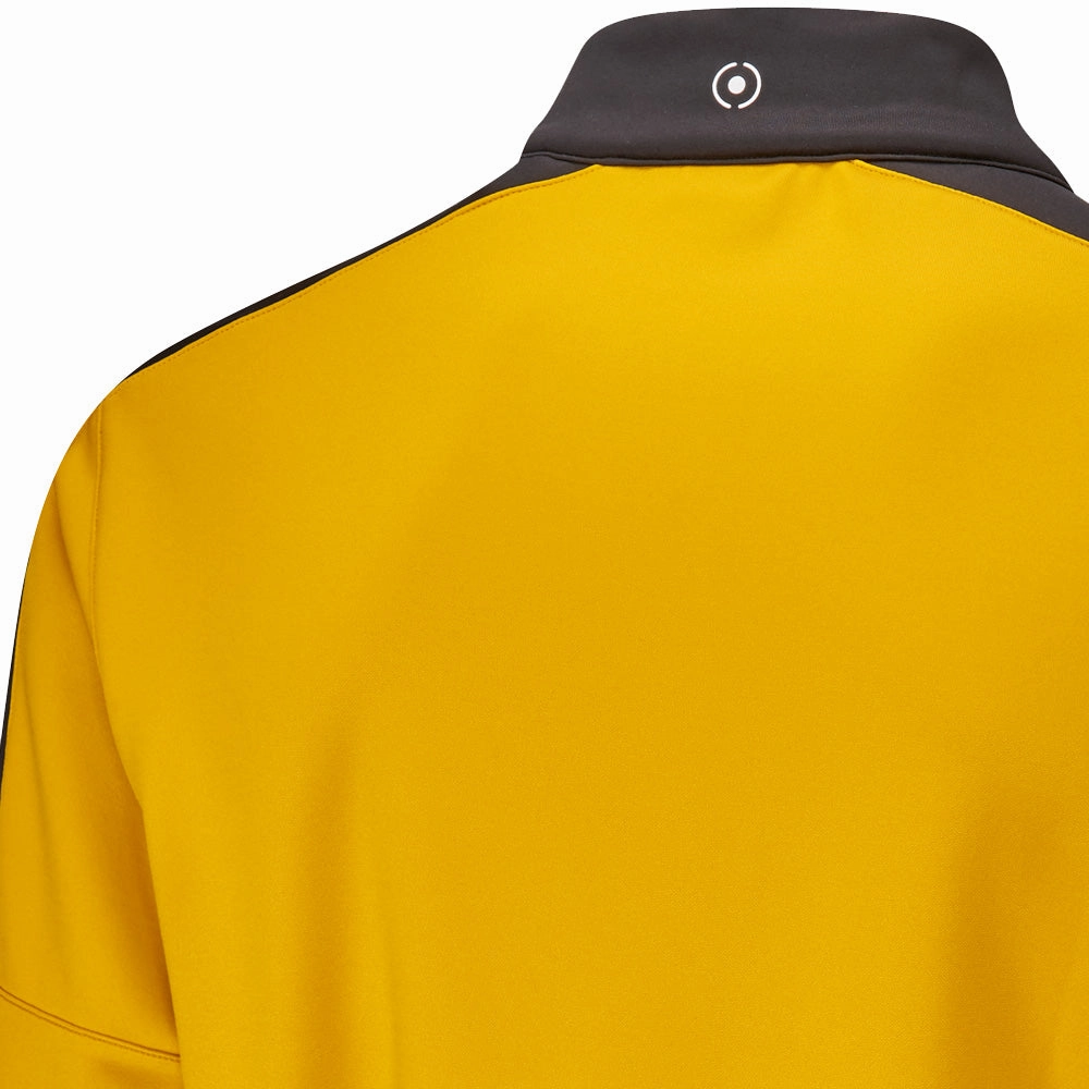 Street Minimal Ping Frankie 1/2 Zip Pullover - Gold/Black