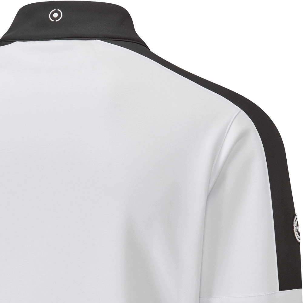 Ping Frankie 1/2 Zip Pullover - White/Black Modern Style casual top