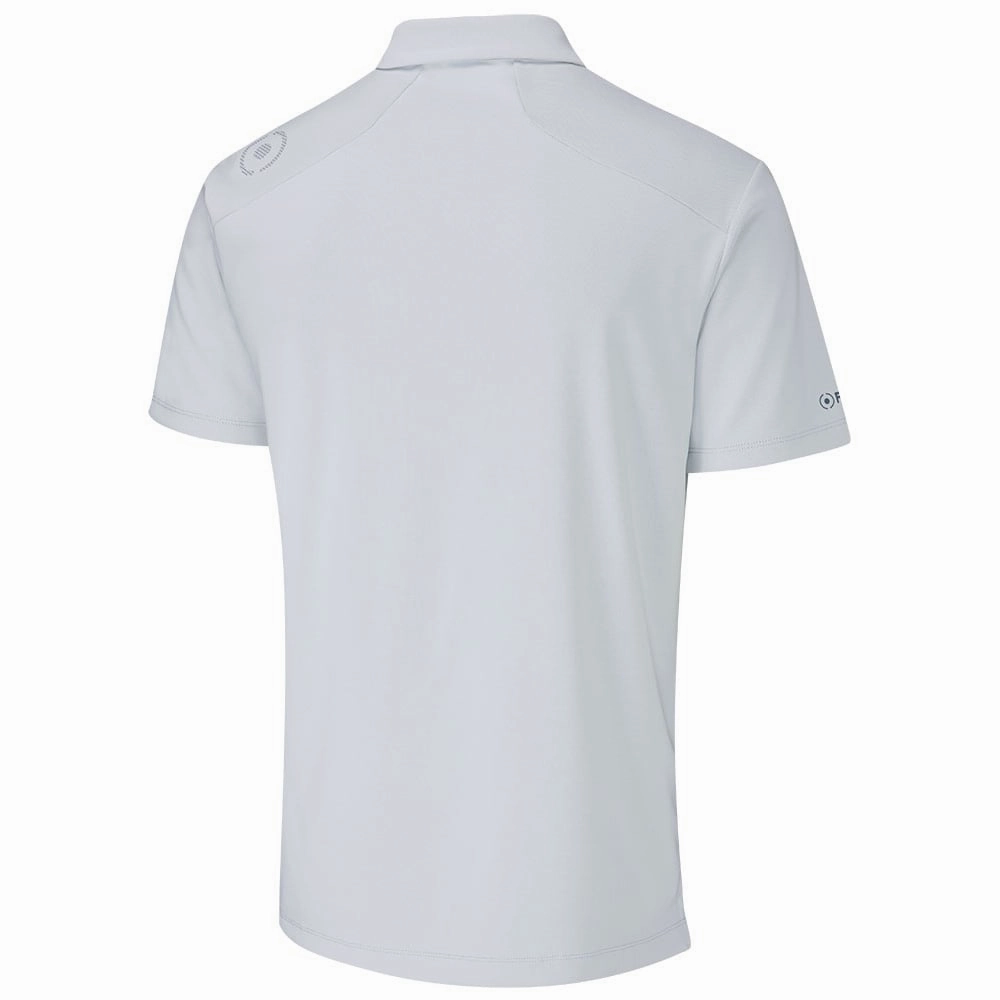 Ping Frequency Polo Shirt - Silver light layering
