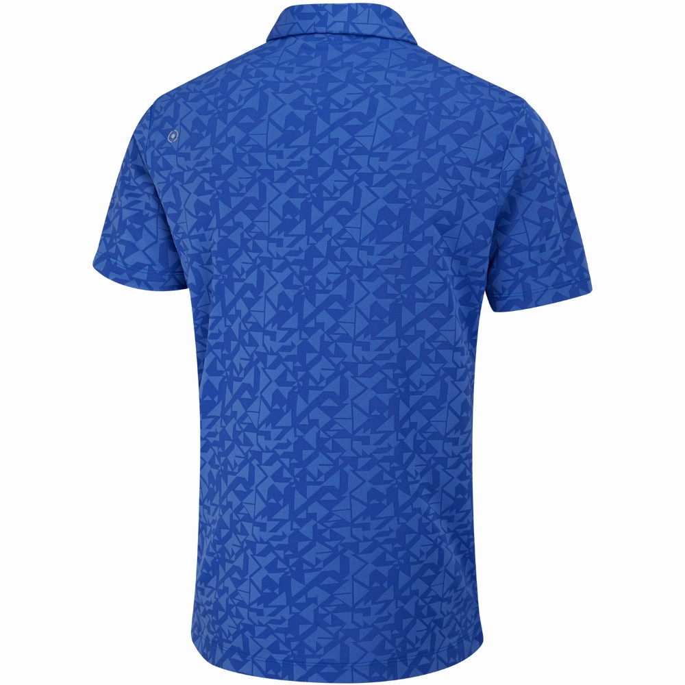 Ping Geo-Camo Polo Shirt - Ultra Blue Non Restrictive Fit
