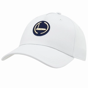 Cold Weather Sleek Option Ping Gold Putter Cap - White