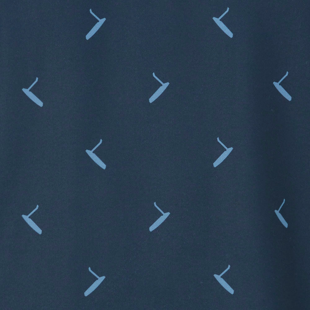 Ping Gold Putter Printed Polo Shirt - Navy Multi Garment Dyed