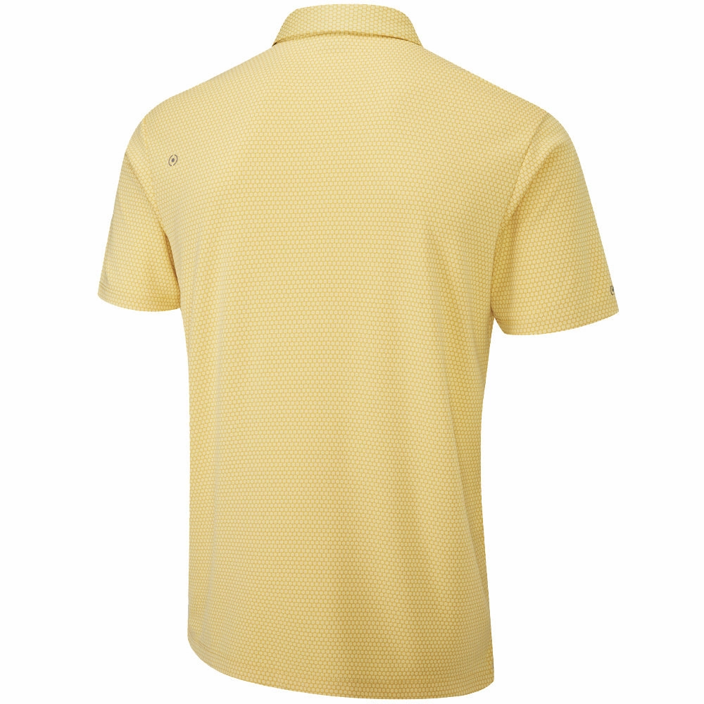 Breathable Fit Wear Quality Comfort Ping Halcyon Polo Shirt - Gold Multi