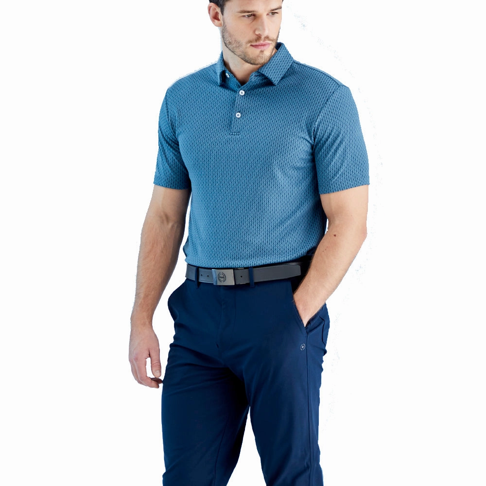 Ping Hershel Polo Shirt - Blue Fusion Multi Casual Essential Fashion and Comfort