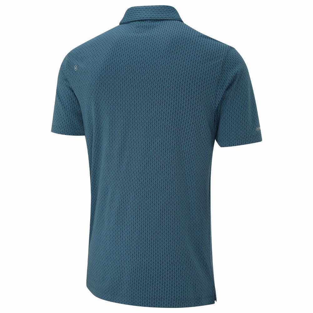Ping Hershel Polo Shirt - Blue Fusion Multi Quality Layer Stretch Knit