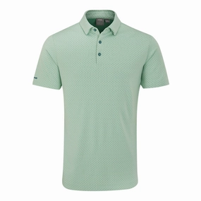 Daily Style Trend Ping Hershel Polo Shirt - Misty Green Multi