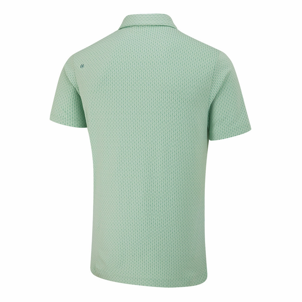 DoubleLayeredCollar Ping Hershel Polo Shirt - Misty Green Multi