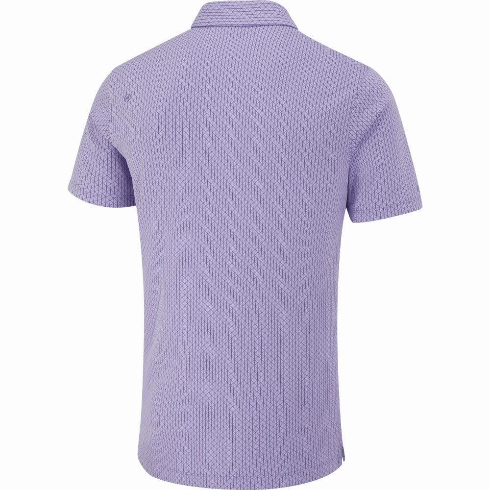Ping Hershel Polo Shirt - Purple Ash Multi Fun Prints Comfortable Casual