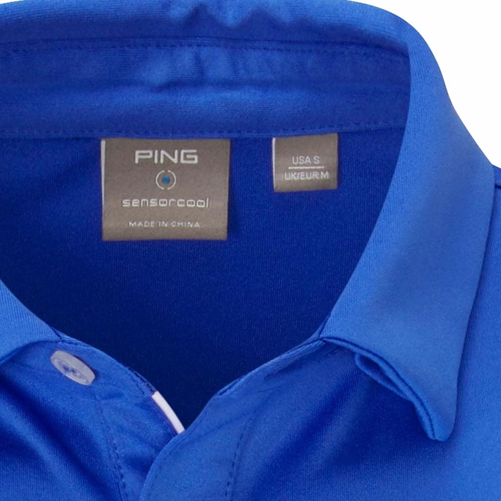 Ping Holten Polo Shirt - Delph Blue Eye-Catching