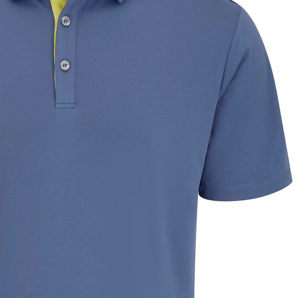 UV protection layer Ping Inver Polo Shirt - Blue Indigo