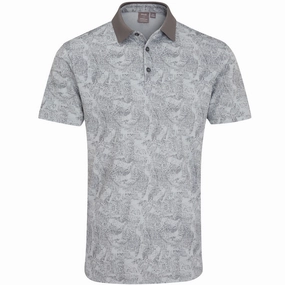 Ping Jared Polo Shirt - Pearl Grey/Rock Simple Look