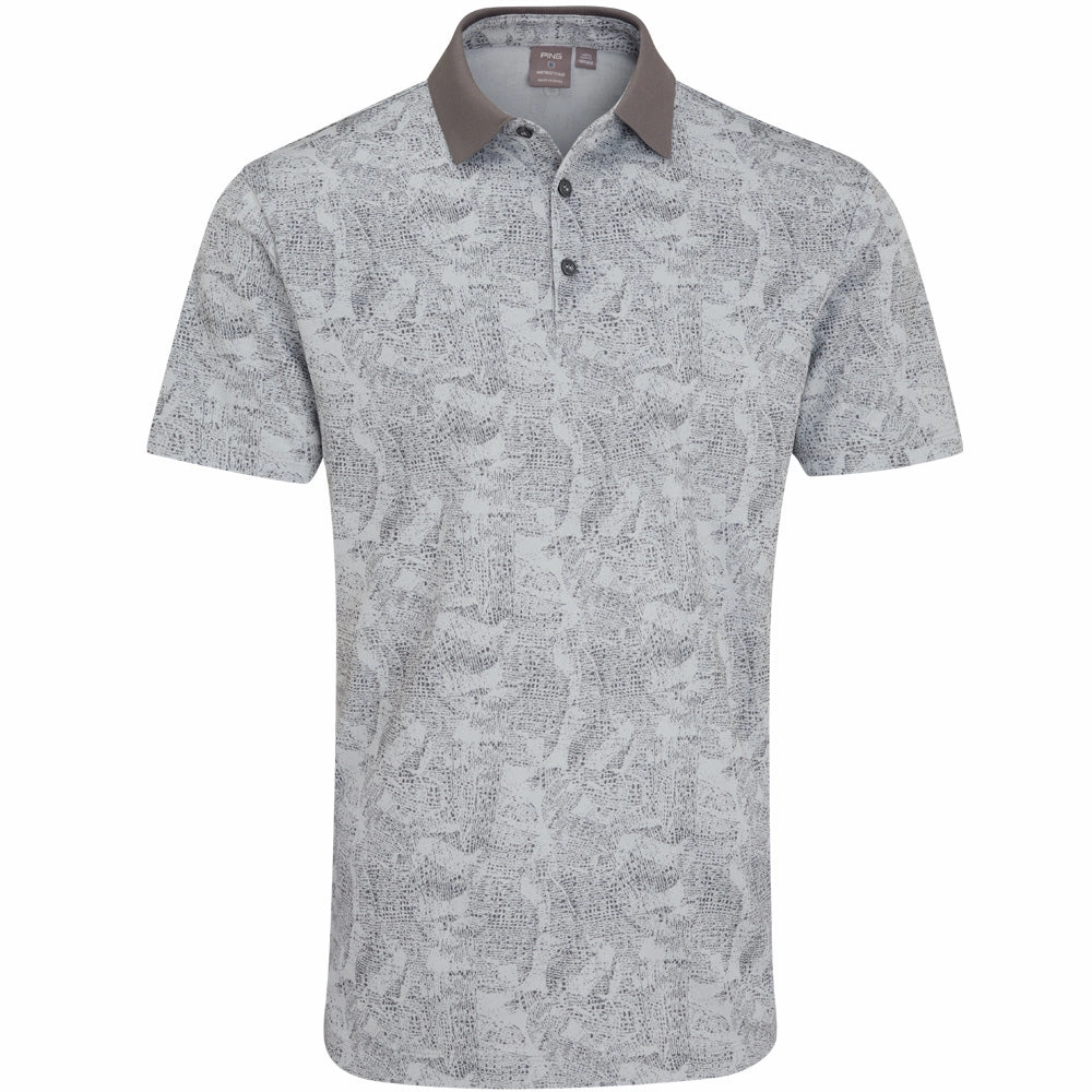 Ping Jared Polo Shirt - Pearl Grey/Rock Simple Look