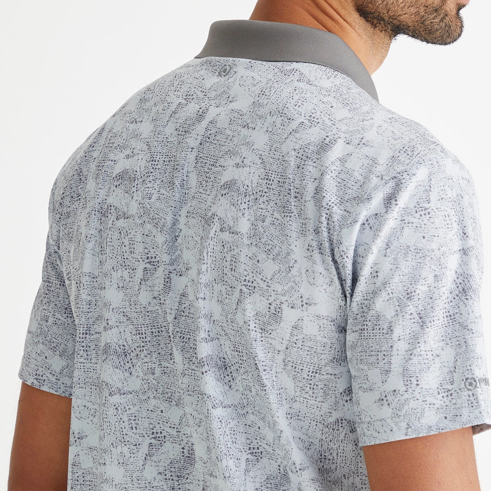 Ping Jared Polo Shirt - Pearl Grey/Rock Soft Wearable Reinforced Shoulder Seams