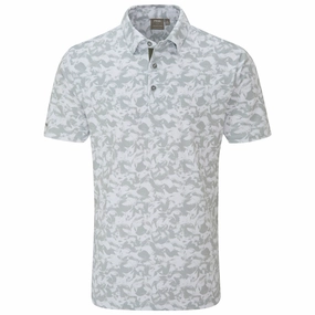 Chilly Day Comfort Ping Julian Polo Shirt - Silver Multi