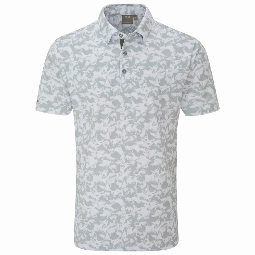 Chilly Day Comfort Ping Julian Polo Shirt - Silver Multi