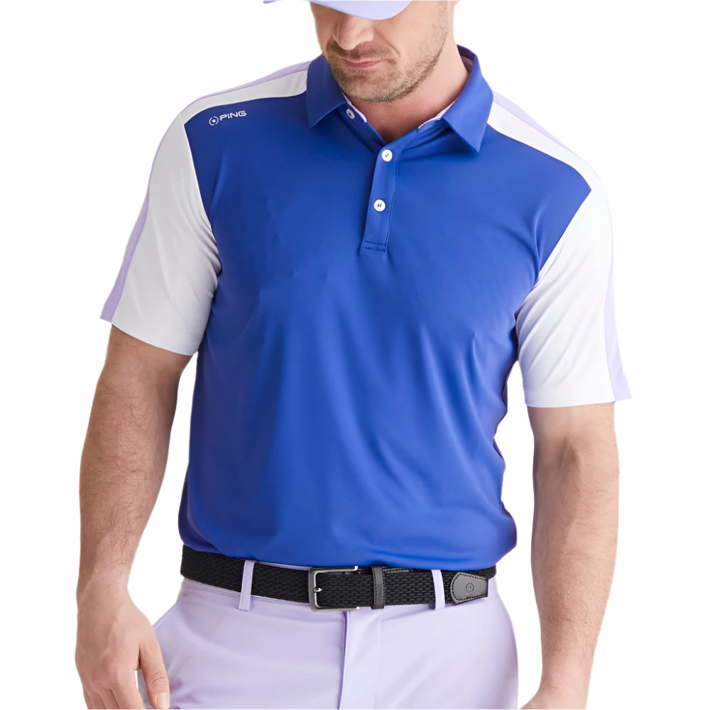 Ping Kelly Polo Shirt - Twilight Multi Casual Elegance Airflow Ventilation