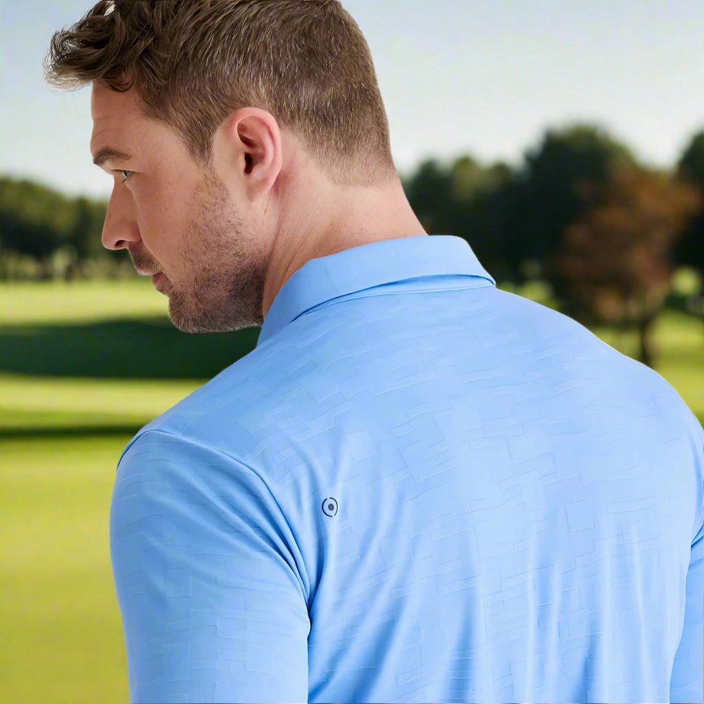 Ping Kenan Polo Shirt - Cornflower Blue BreathableMeshLining Essential Fit