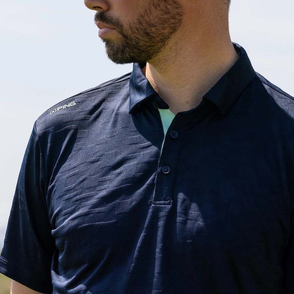 Ping Kenan Polo Shirt - Navy UVProtectionFinish