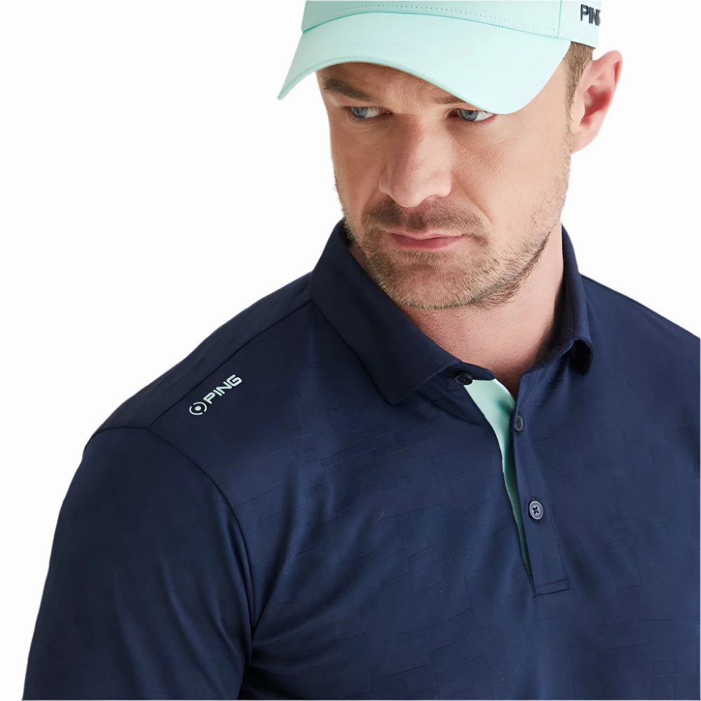 Ping Kenan Polo Shirt - Navy monochromatic Fit for Everyone