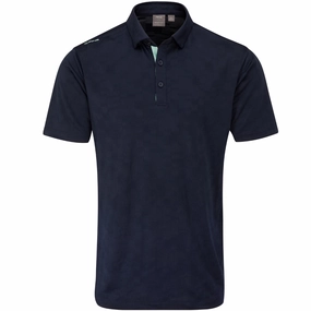 Ping Kenan Polo Shirt - Navy Casual Layers FadeResistantPrint