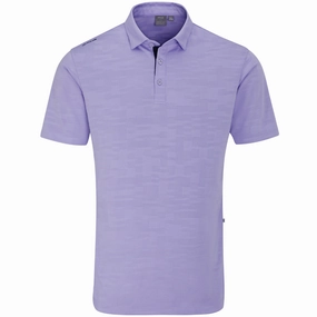 Ping Kenan Polo Shirt - Purple Ash Vintage Wash Short sleeved breeziness